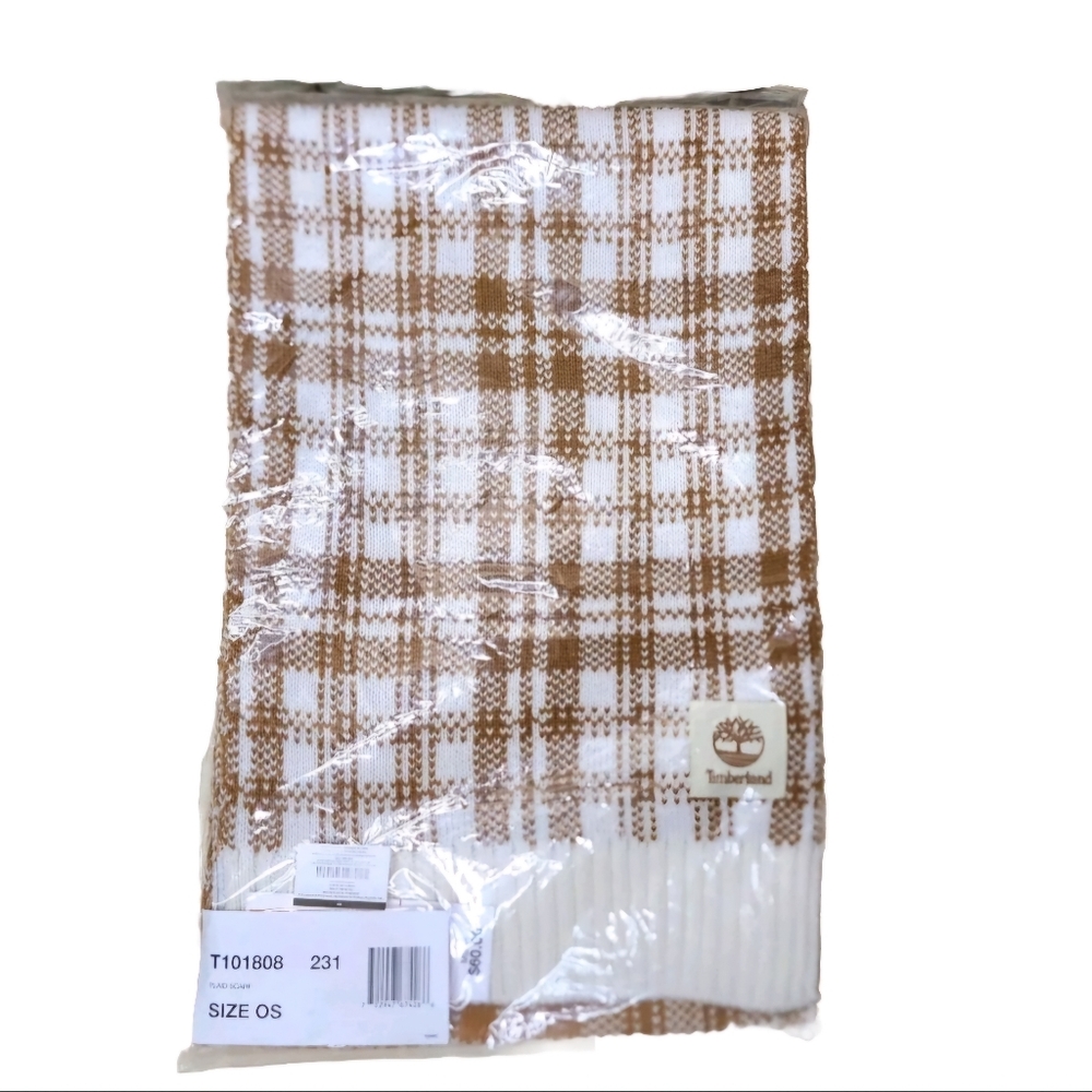 NWT Timberland Buffalo Plaid Scarf- One Size